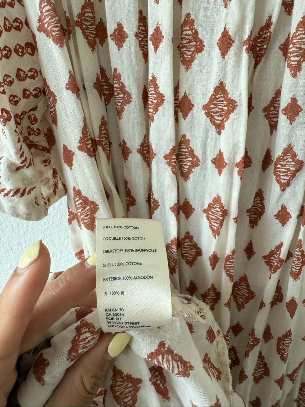 Free People HEARTS DESIRE PRINT TUNIC DRESS IN IVORY COMBO
